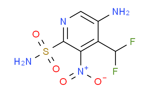 5-Amino-4-(difluoromethyl)-3-nitropyridine-2-sulfonamide
