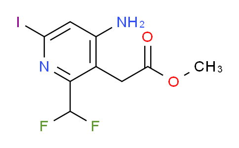 AM207923 | 1806792-66-4 | Methyl 4-amino-2-(difluoromethyl)-6-iodopyridine-3-acetate