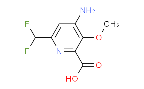 AM207925 | 1806812-37-2 | 4-Amino-6-(difluoromethyl)-3-methoxypyridine-2-carboxylic acid