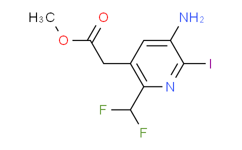 AM207926 | 1805969-79-2 | Methyl 3-amino-6-(difluoromethyl)-2-iodopyridine-5-acetate