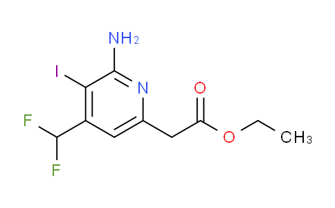 AM207928 | 1805969-86-1 | Ethyl 2-amino-4-(difluoromethyl)-3-iodopyridine-6-acetate