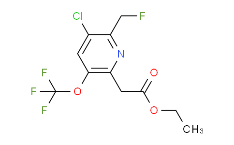 AM20794 | 1806243-70-8 | Ethyl 3-chloro-2-(fluoromethyl)-5-(trifluoromethoxy)pyridine-6-acetate