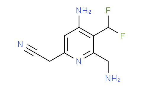 4-Amino-2-(aminomethyl)-3-(difluoromethyl)pyridine-6-acetonitrile