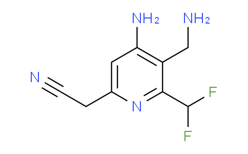 4-Amino-3-(aminomethyl)-2-(difluoromethyl)pyridine-6-acetonitrile
