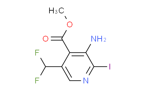 AM207963 | 1804515-27-2 | Methyl 3-amino-5-(difluoromethyl)-2-iodopyridine-4-carboxylate