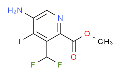 Methyl 5-amino-3-(difluoromethyl)-4-iodopyridine-2-carboxylate
