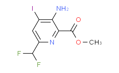 AM207967 | 1805215-11-5 | Methyl 3-amino-6-(difluoromethyl)-4-iodopyridine-2-carboxylate