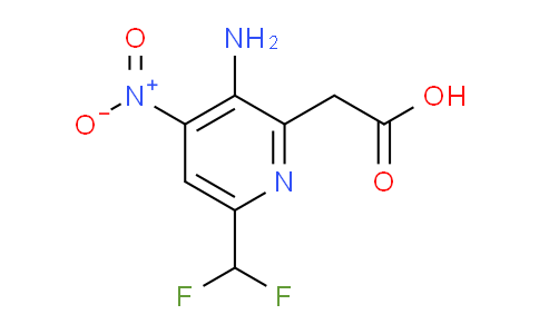 AM207976 | 1805149-48-7 | 3-Amino-6-(difluoromethyl)-4-nitropyridine-2-acetic acid
