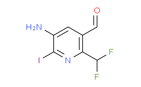 AM207980 | 1804924-57-9 | 3-Amino-6-(difluoromethyl)-2-iodopyridine-5-carboxaldehyde