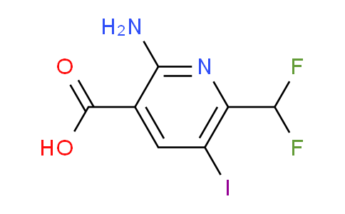 AM207981 | 1805366-47-5 | 2-Amino-6-(difluoromethyl)-5-iodopyridine-3-carboxylic acid