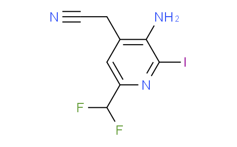 AM207983 | 1803672-80-1 | 3-Amino-6-(difluoromethyl)-2-iodopyridine-4-acetonitrile