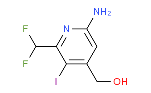 6-Amino-2-(difluoromethyl)-3-iodopyridine-4-methanol