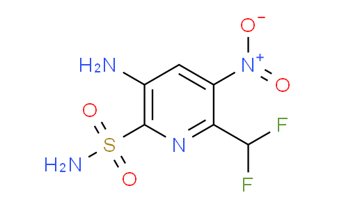 5-Amino-2-(difluoromethyl)-3-nitropyridine-6-sulfonamide