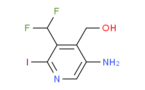 5-Amino-3-(difluoromethyl)-2-iodopyridine-4-methanol