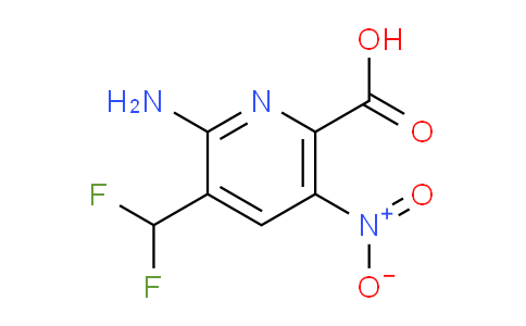 2-Amino-3-(difluoromethyl)-5-nitropyridine-6-carboxylic acid