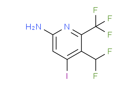 6-Amino-3-(difluoromethyl)-4-iodo-2-(trifluoromethyl)pyridine