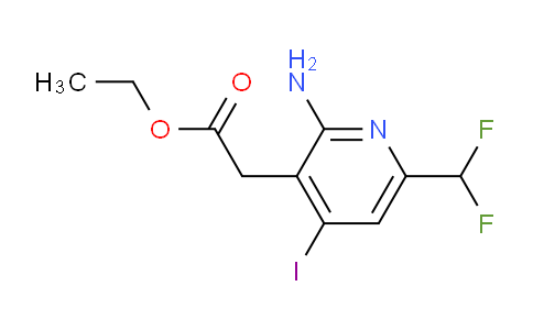 AM208001 | 1805969-89-4 | Ethyl 2-amino-6-(difluoromethyl)-4-iodopyridine-3-acetate