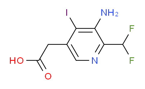 AM208008 | 1806915-75-2 | 3-Amino-2-(difluoromethyl)-4-iodopyridine-5-acetic acid