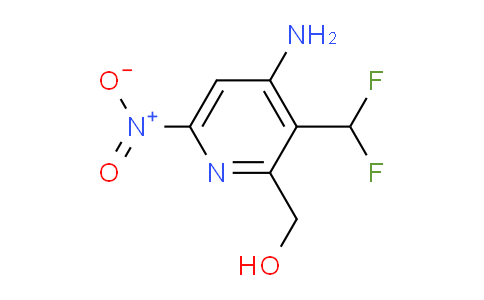 4-Amino-3-(difluoromethyl)-6-nitropyridine-2-methanol