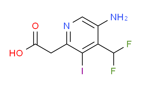 5-Amino-4-(difluoromethyl)-3-iodopyridine-2-acetic acid