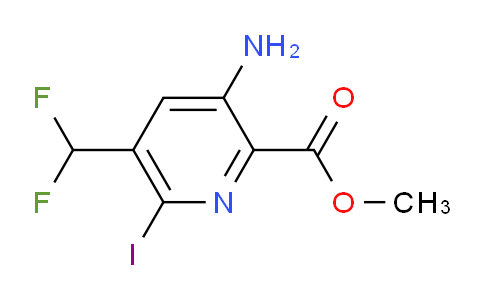 AM208021 | 1805139-08-5 | Methyl 3-amino-5-(difluoromethyl)-6-iodopyridine-2-carboxylate