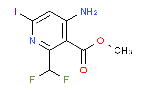 AM208023 | 1805146-90-0 | Methyl 4-amino-2-(difluoromethyl)-6-iodopyridine-3-carboxylate
