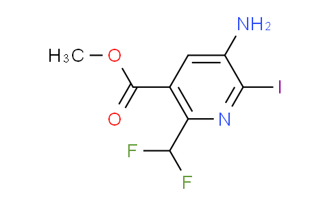 AM208025 | 1804925-14-1 | Methyl 3-amino-6-(difluoromethyl)-2-iodopyridine-5-carboxylate