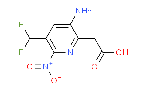 AM208031 | 1805149-17-0 | 3-Amino-5-(difluoromethyl)-6-nitropyridine-2-acetic acid