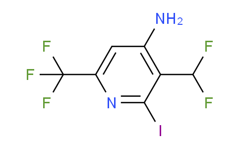 4-Amino-3-(difluoromethyl)-2-iodo-6-(trifluoromethyl)pyridine
