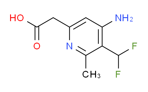 4-Amino-3-(difluoromethyl)-2-methylpyridine-6-acetic acid