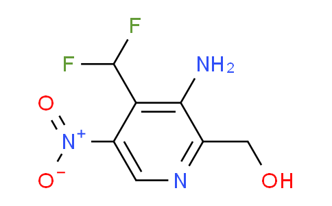 3-Amino-4-(difluoromethyl)-5-nitropyridine-2-methanol