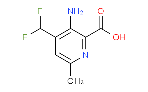 AM208060 | 1805997-20-9 | 3-Amino-4-(difluoromethyl)-6-methylpyridine-2-carboxylic acid