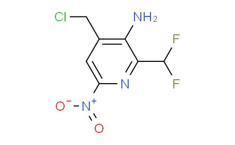 AM208076 | 1806816-96-5 | 3-Amino-4-(chloromethyl)-2-(difluoromethyl)-6-nitropyridine