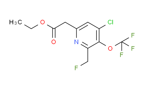 AM20809 | 1804008-21-6 | Ethyl 4-chloro-2-(fluoromethyl)-3-(trifluoromethoxy)pyridine-6-acetate