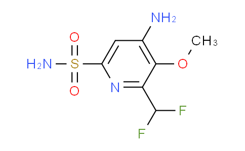 4-Amino-2-(difluoromethyl)-3-methoxypyridine-6-sulfonamide