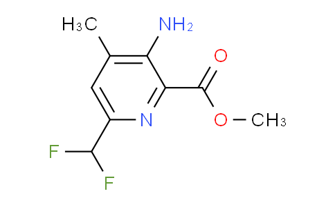 Methyl 3-amino-6-(difluoromethyl)-4-methylpyridine-2-carboxylate