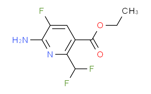 Ethyl 2-amino-6-(difluoromethyl)-3-fluoropyridine-5-carboxylate