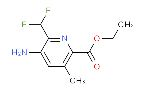 Ethyl 3-amino-2-(difluoromethyl)-5-methylpyridine-6-carboxylate