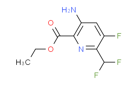 AM208126 | 1806812-45-2 | Ethyl 5-amino-2-(difluoromethyl)-3-fluoropyridine-6-carboxylate