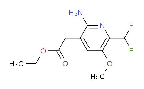 AM208130 | 1805349-71-6 | Ethyl 2-amino-6-(difluoromethyl)-5-methoxypyridine-3-acetate