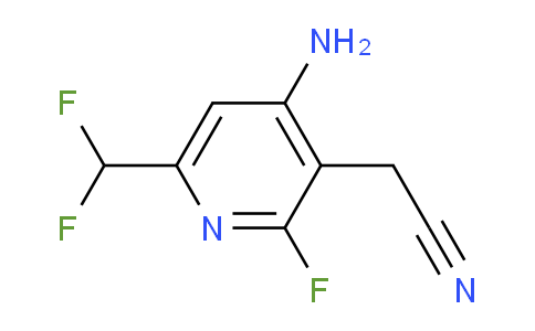 4-Amino-6-(difluoromethyl)-2-fluoropyridine-3-acetonitrile