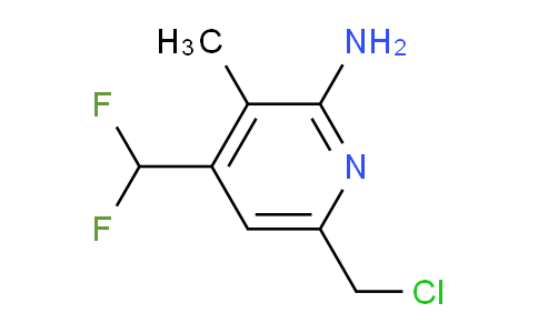 2-Amino-6-(chloromethyl)-4-(difluoromethyl)-3-methylpyridine