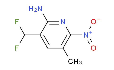 2-Amino-3-(difluoromethyl)-5-methyl-6-nitropyridine