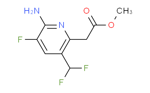 Methyl 2-amino-5-(difluoromethyl)-3-fluoropyridine-6-acetate