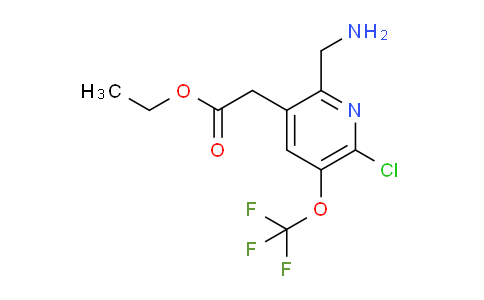 AM20819 | 1804325-45-8 | Ethyl 2-(aminomethyl)-6-chloro-5-(trifluoromethoxy)pyridine-3-acetate