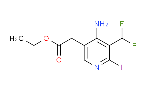 AM208195 | 1804679-45-5 | Ethyl 4-amino-3-(difluoromethyl)-2-iodopyridine-5-acetate