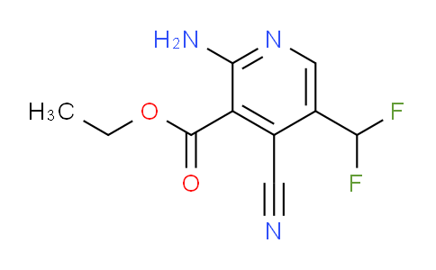 AM208199 | 1805340-46-8 | Ethyl 2-amino-4-cyano-5-(difluoromethyl)pyridine-3-carboxylate
