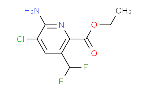 AM208203 | 1805344-27-7 | Ethyl 2-amino-3-chloro-5-(difluoromethyl)pyridine-6-carboxylate