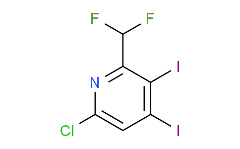 AM208207 | 1806789-75-2 | 6-Chloro-2-(difluoromethyl)-3,4-diiodopyridine