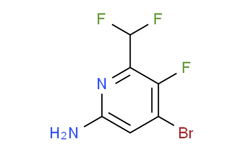 6-Amino-4-bromo-2-(difluoromethyl)-3-fluoropyridine